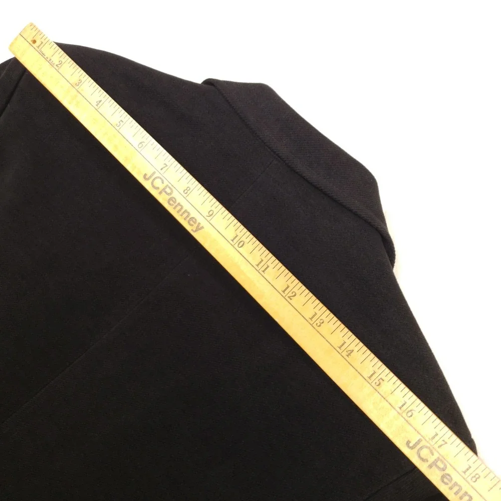 Banana Republic Sport Coat Mens 38R Black Tailored Fit Cotton Blazer Corduroy